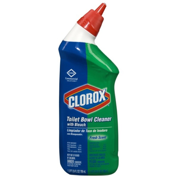 Clorox Toilet Bowl Cleaner w/ Bleach 24 oz. Fresh Scent 12 / cs