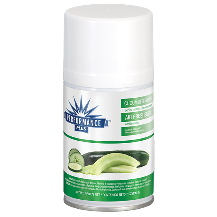 Performance Plus Metered Aerosol Cucumber Melon 7 oz Can Air Freshener 12 / cs