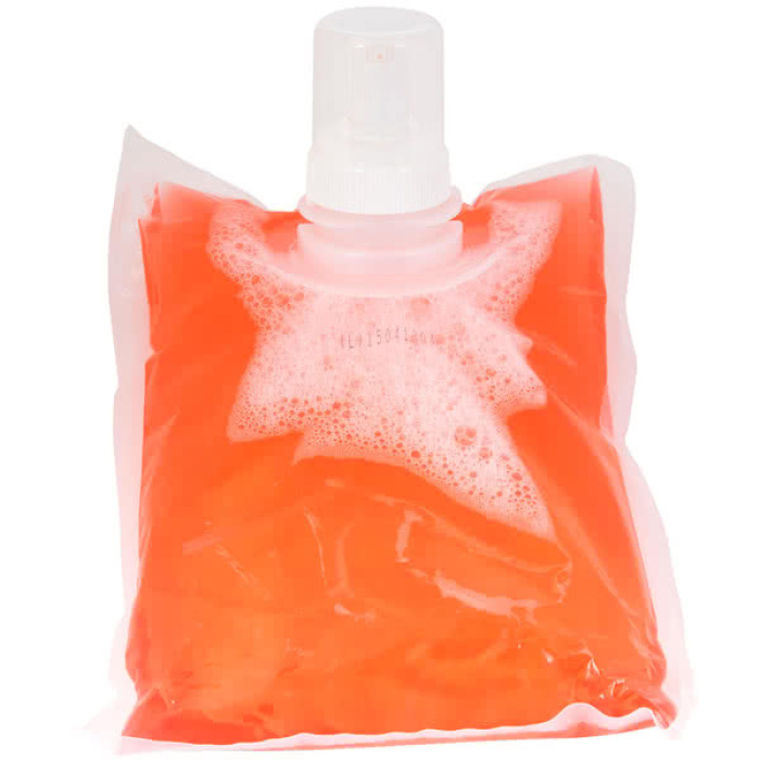 Kutol EZ Hand Foaming Luxury Hand Soap Pink w/ Tropical Fragrance 1000 ml 6 / cs - Image 2