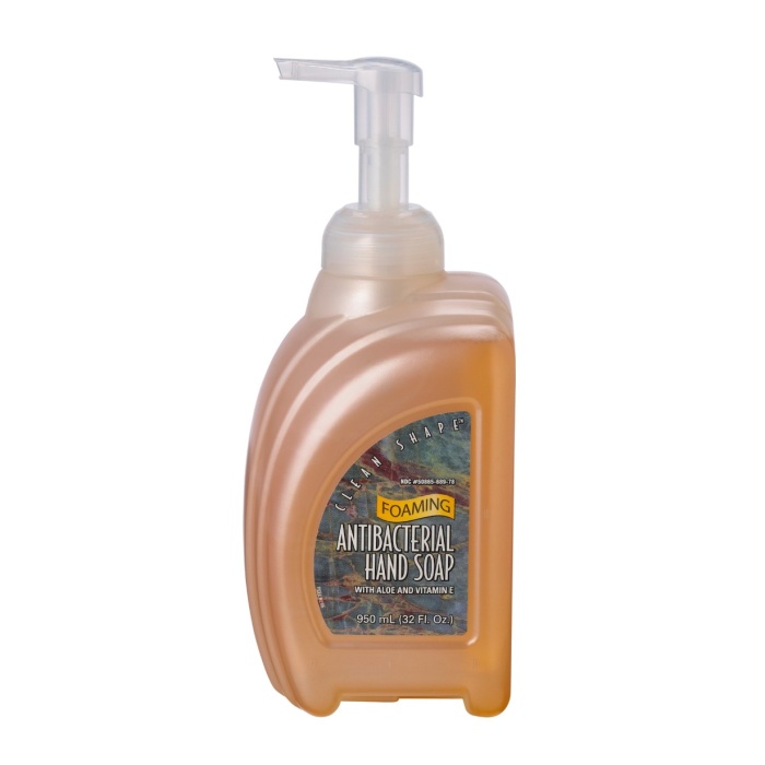 Kutol Clean Shape Foam Antibacterial Soap Amber/Citrus Spice 950 ml 8 / cs