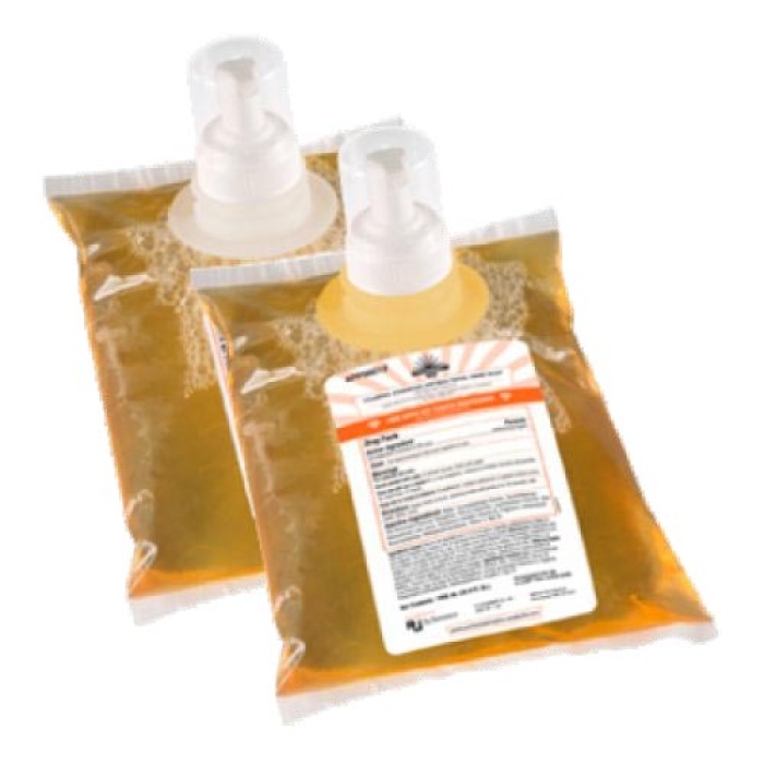Performance Plus Foaming Advanced Antibac. Hand Soap Amber w/ Citrus Spice Scent 1000 ml 6 / cs
