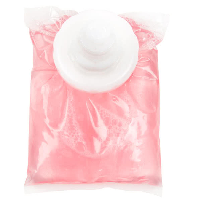 Kutol EZ Foam Antibacterial Moisture Wash Lt Pink w/ Grapefruit Scent 1000 ml 4 / cs