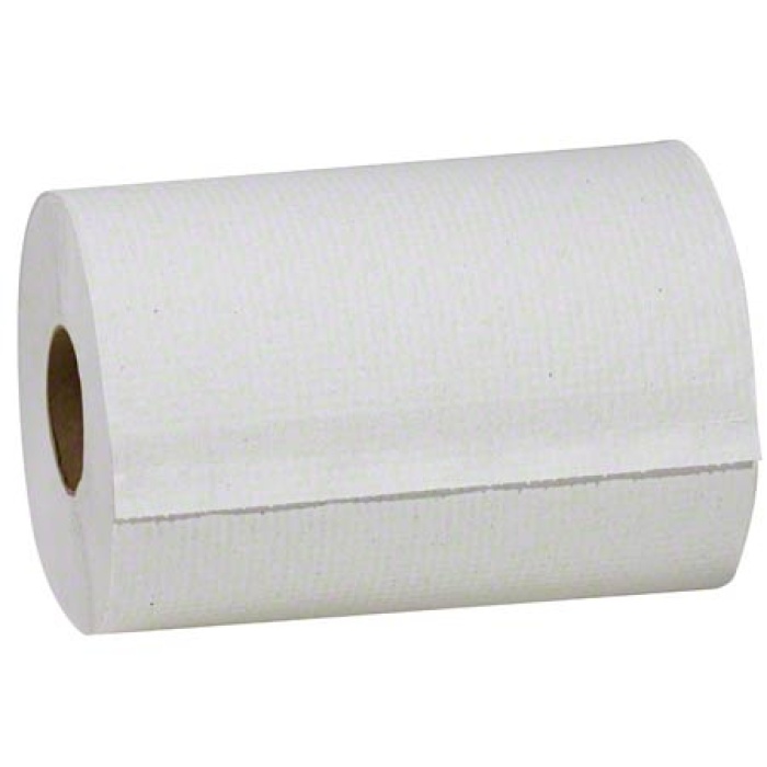 Simple Earth Hardwound Towel 8" X 800' White 6 Rolls 1-PLY