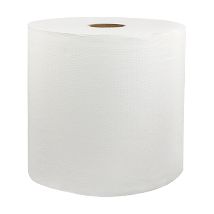 Solaris Livi VPG Select Hardwound Towel White 1-Ply 8" X 800' 6 / cs