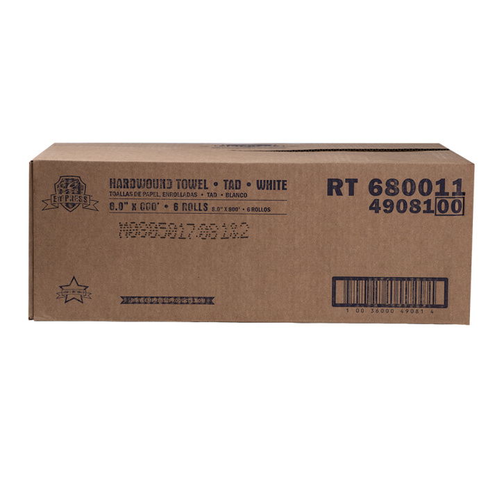 Empress TAD Premium Hardwound Towel 7.875" X 800' White 6 Rolls